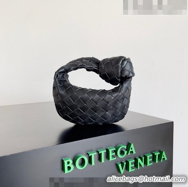 Good Taste Bottega Veneta Candy Jodie Bag in Intreccio Leather 730828 Black/Gold 2023