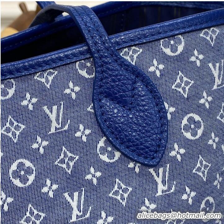 Inexpensive Louis vuitton Monoglam Canvas Neverfull MM M40995 Blue