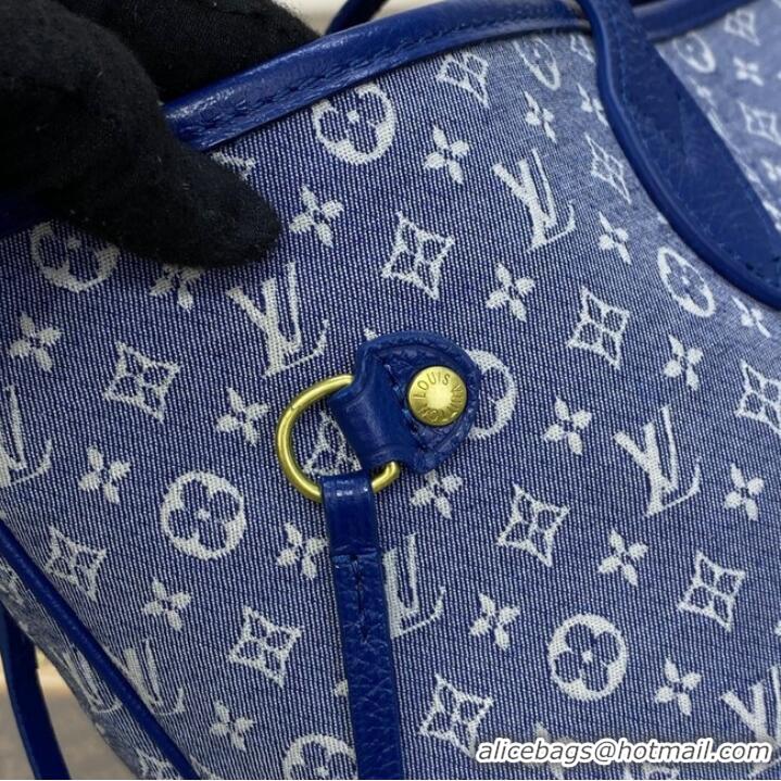 Inexpensive Louis vuitton Monoglam Canvas Neverfull MM M40995 Blue