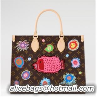 Buy Cheapest Louis Vuitton Monogram Canvas LV x YK OnTheGo MM M46429