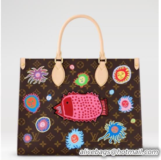 Buy Cheapest Louis Vuitton Monogram Canvas LV x YK OnTheGo MM M46429