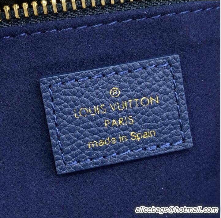 New Style Louis Vuitton Monogram Empreinte Neverfull MM M46514 Gradient Blue