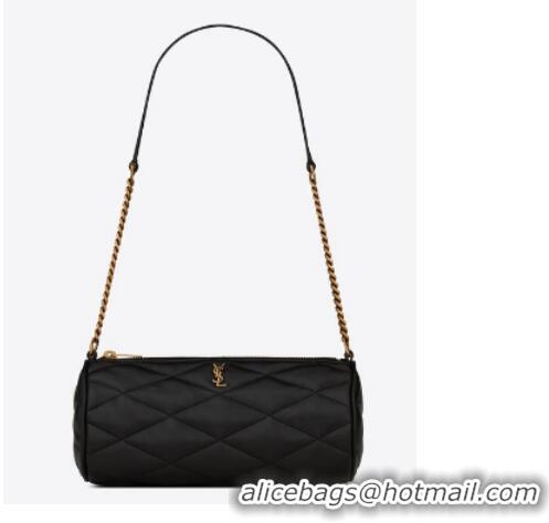 Wholesale SAINT LAURENT SADE MINI TUBE BAG IN QUILTED LAMBSKIN 699703 black