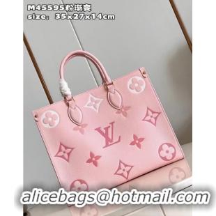 Shop Discount Louis Vuitton Monogram Empreinte OnTheGo MM M46542 Gradient Pink