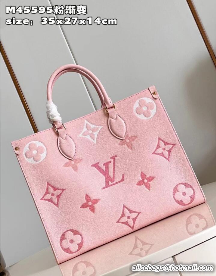 Shop Discount Louis Vuitton Monogram Empreinte OnTheGo MM M46542 Gradient Pink