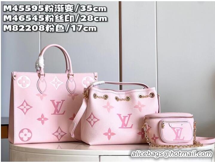 Reasonable Price Louis Vuitton Mini Bumbag M82208 Gradient Pink