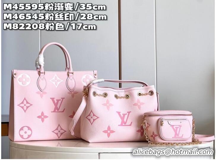 Reasonable Price Louis Vuitton Mini Bumbag M82208 Gradient Pink