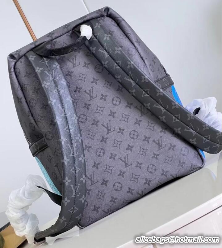 Classic Louis Vuitton Monogram Eclipse Canvas LV x YK Discovery Backpack M46440