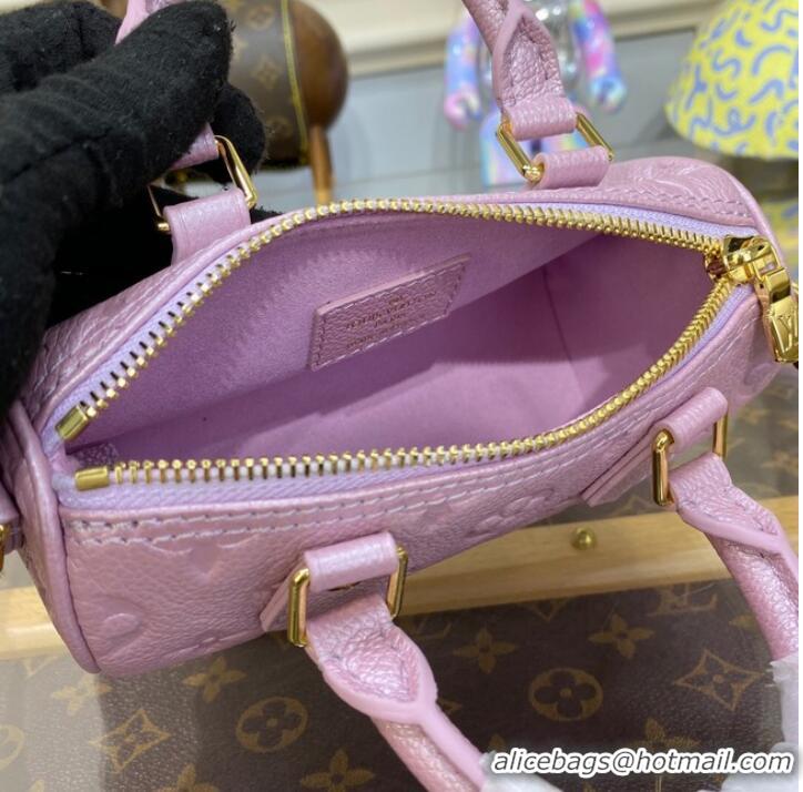 Reasonable Price Louis Vuitton Nano Speedy M82342 Pink