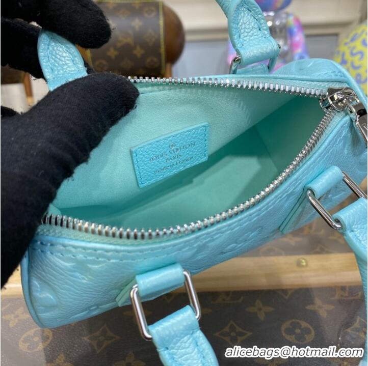 Promotional Louis Vuitton Nano Speedy M82342 Pearly Lagoon Turquoise