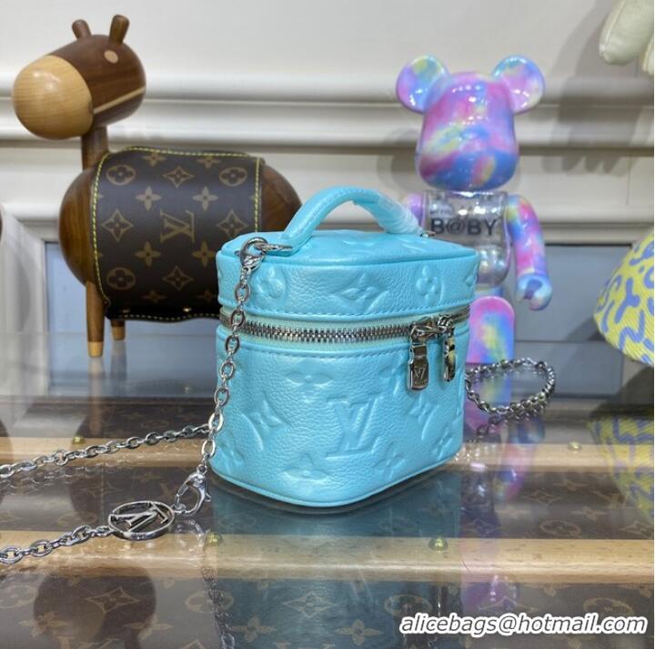 Well Crafted Louis Vuitton Micro Vanity M82193 Pearly Lagoon Turquoise