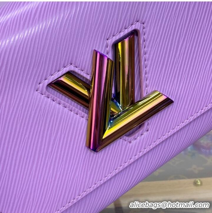 Famous Brand Louis Vuitton Twist MM M22028 purple