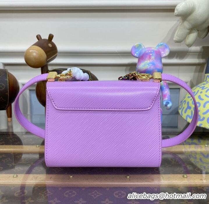 Famous Brand Louis Vuitton Twist MM M22028 purple