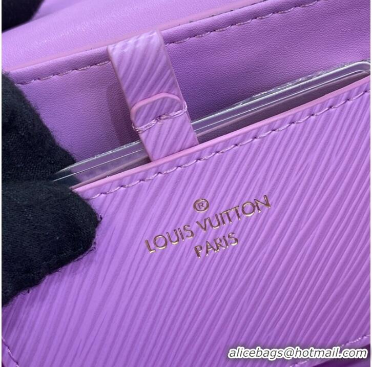 Famous Brand Louis Vuitton Twist MM M22028 purple