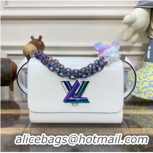 Buy Inexpensive Louis Vuitton Twist MM M22028 white