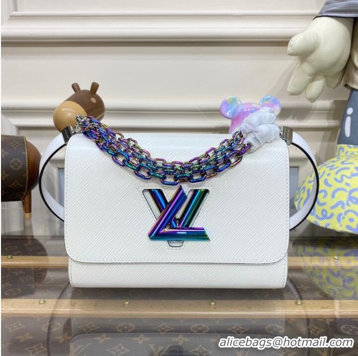 Buy Inexpensive Louis Vuitton Twist MM M22028 white