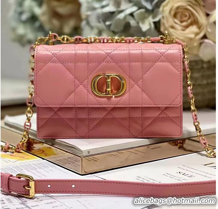 Promotional Dior MISS CARO MINI BAG Macrocannage Lambskin S5169UD PINK