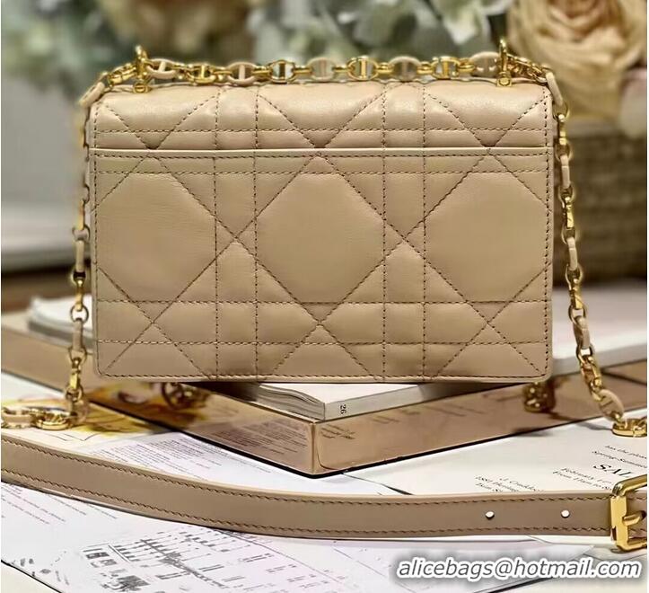 Traditional Specials Dior MISS CARO MINI BAG Macrocannage Lambskin S5169UD Sand-Colored