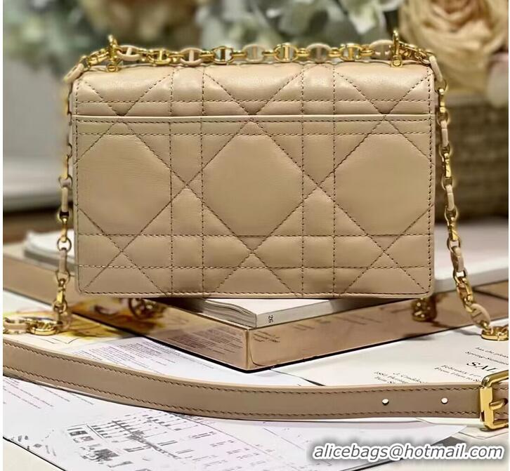 Traditional Specials Dior MISS CARO MINI BAG Macrocannage Lambskin S5169UD Sand-Colored