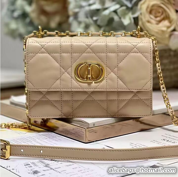 Traditional Specials Dior MISS CARO MINI BAG Macrocannage Lambskin S5169UD Sand-Colored