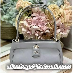 Unique Grade SMALL DIOR KEY BAG Box Calfskin M1844O gray