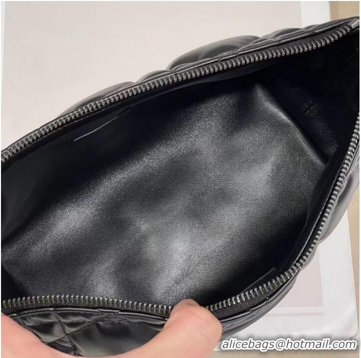 Top Quality MEDIUM DIORTRAVEL NOMAD POUCH Lambskin S5554O black