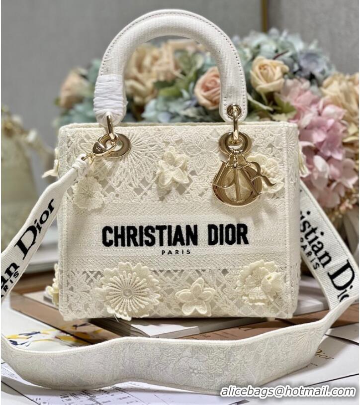 Trendy Design MEDIUM DIOR OR LADY D-LITE BAG M0565OIAU Latte