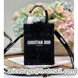 Buy Promotional MINI DIOR BOOK TOTE PHONE BAG S5555CR black