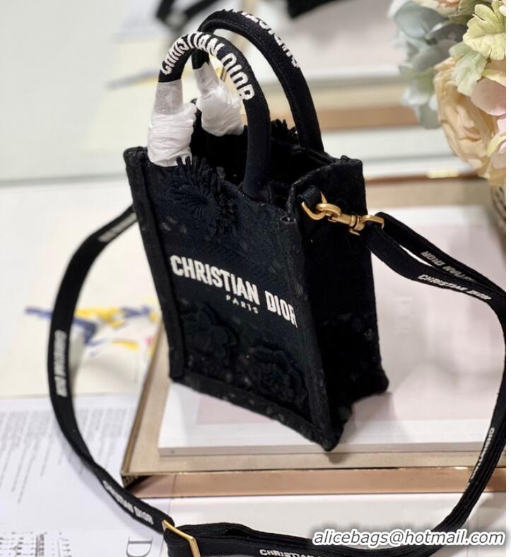 Buy Promotional MINI DIOR BOOK TOTE PHONE BAG S5555CR black