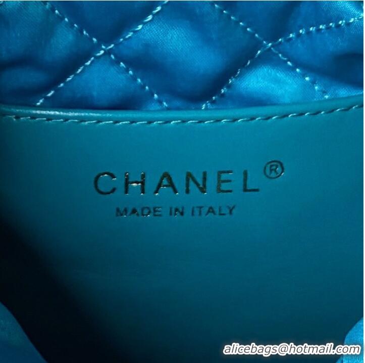 Shop Inexpensive CHANEL 22 MINI HANDBAG AS3980 Blue