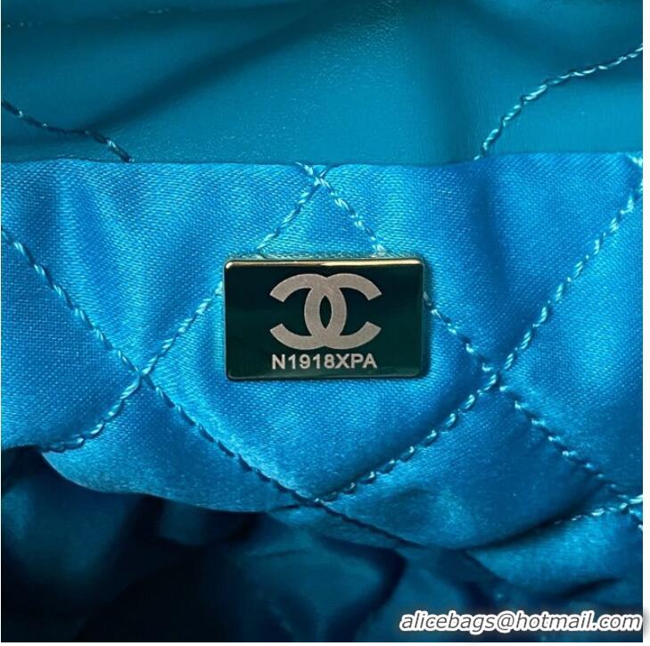 Shop Inexpensive CHANEL 22 MINI HANDBAG AS3980 Blue