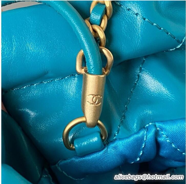 Shop Inexpensive CHANEL 22 MINI HANDBAG AS3980 Blue