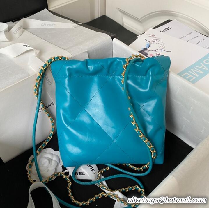 Shop Inexpensive CHANEL 22 MINI HANDBAG AS3980 Blue