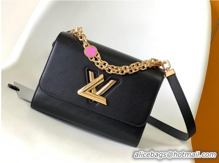 Unique Grade Louis Vuitton Epi Leather Twist MM M21606 Black