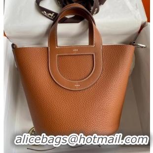 Super Quality Hermes Original Togo Leather Bag H3602 Brown