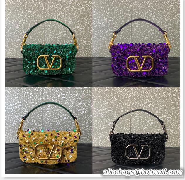 Promotional Valentino Baguette Mini Re-Edition bag beads 8BS017A-11