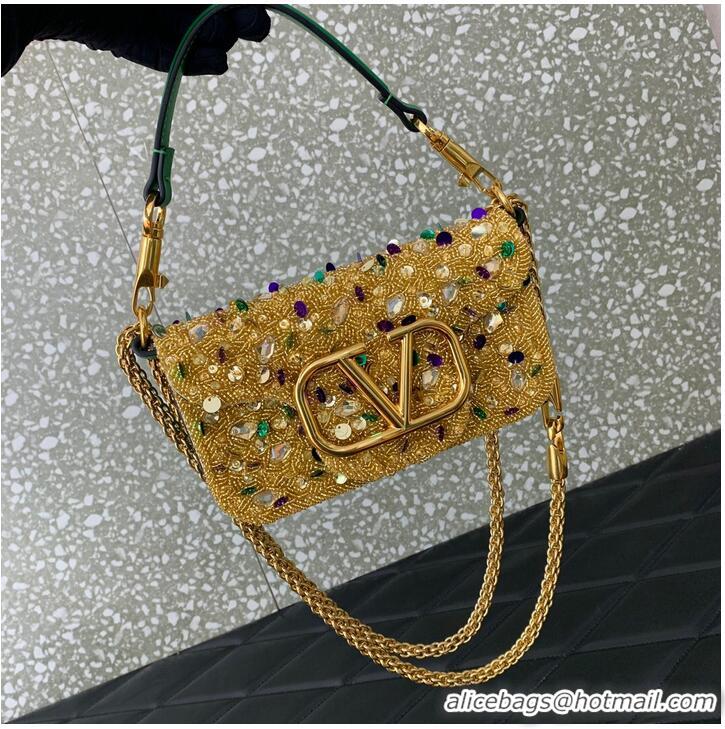 Promotional Valentino Baguette Mini Re-Edition bag beads 8BS017A-11