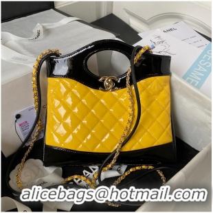 Most Popular CHANEL 31 MINI SHOPPING BAG AS4133 Yellow & Black