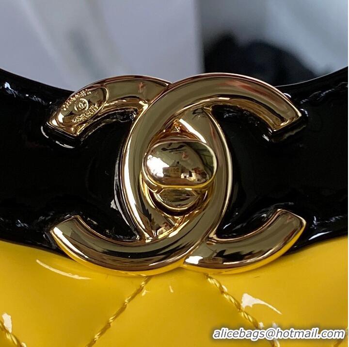 Most Popular CHANEL 31 MINI SHOPPING BAG AS4133 Yellow & Black