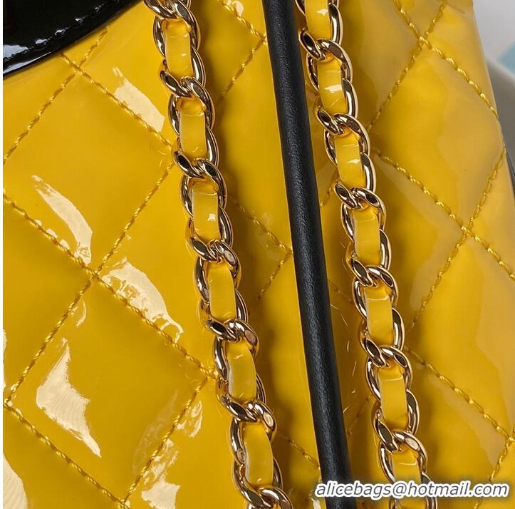 Most Popular CHANEL 31 MINI SHOPPING BAG AS4133 Yellow & Black