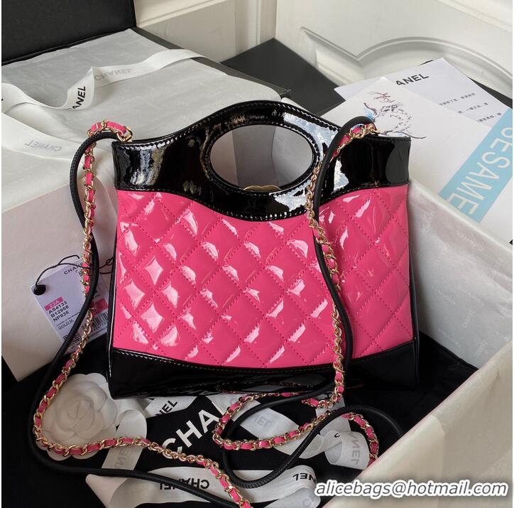 Luxurious Low Cost CHANEL 31 MINI SHOPPING BAG AS4133 Pink & Black