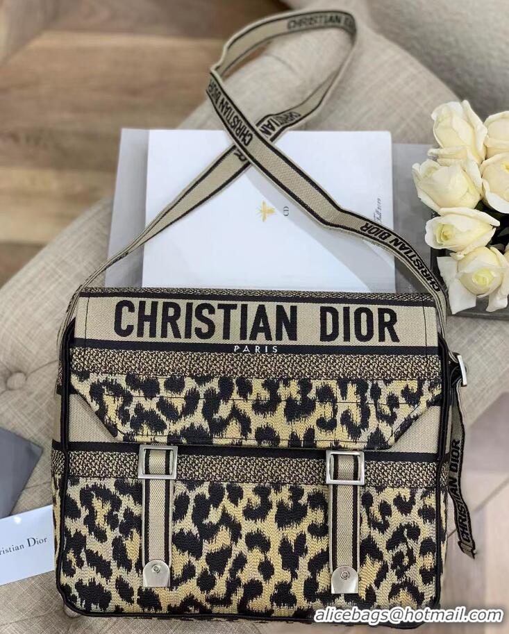 Top Grade Dior Diorcamp Messenger Bag in M1291 Beige Multicolor Mizza Embroidery