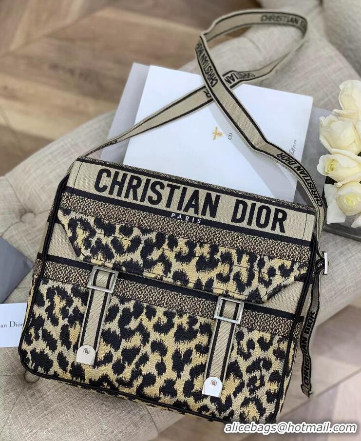 Top Grade Dior Diorcamp Messenger Bag in M1291 Beige Multicolor Mizza Embroidery