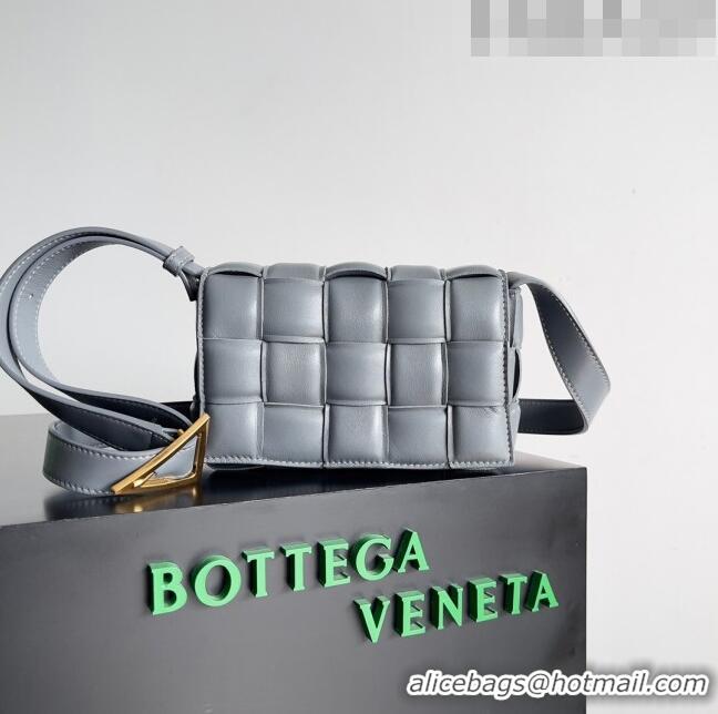 Low Cost Bottega Veneta Small Padded Cassette Cross-body Bag 717506 Grey 2023