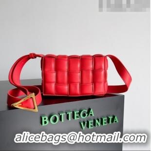 Shop Discount Bottega Veneta Small Padded Cassette Cross-body Bag 717506 Red 2023