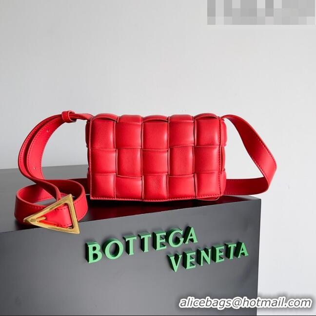 Shop Discount Bottega Veneta Small Padded Cassette Cross-body Bag 717506 Red 2023