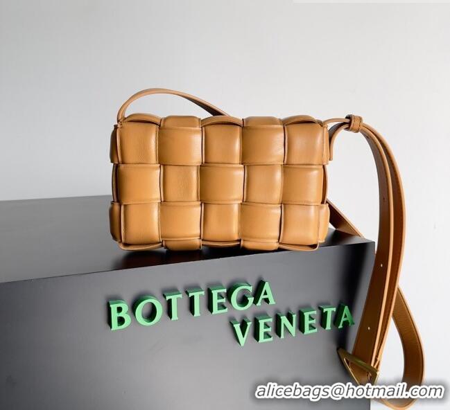 Refined Bottega Veneta Small Padded Cassette Cross-body Bag 717506 Brown 2023