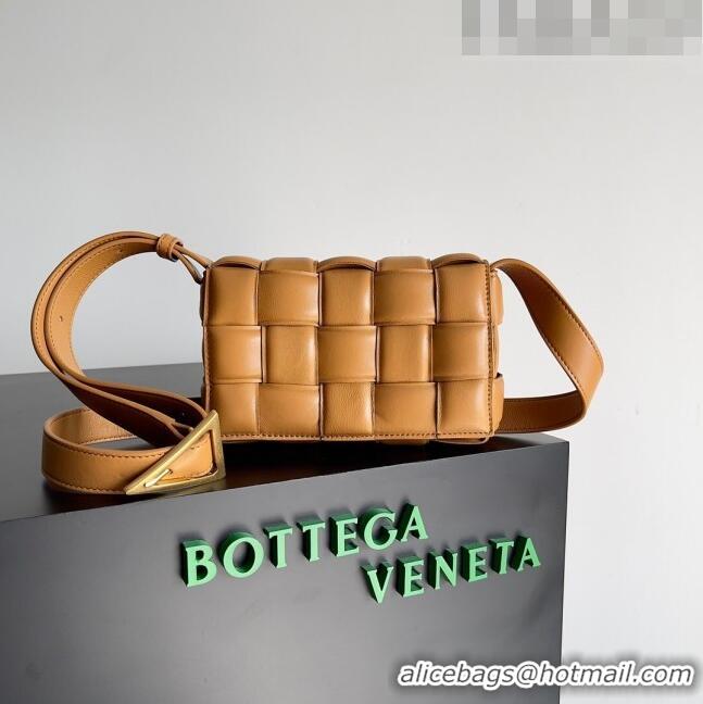 Refined Bottega Veneta Small Padded Cassette Cross-body Bag 717506 Brown 2023