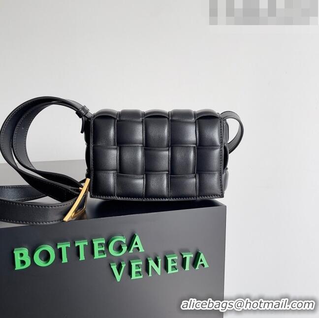 Reproduction Bottega Veneta Small Padded Cassette Cross-body Bag 717506 Black 2023