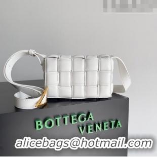 Discount Bottega Veneta Small Padded Cassette Cross-body Bag 717506 White 2023